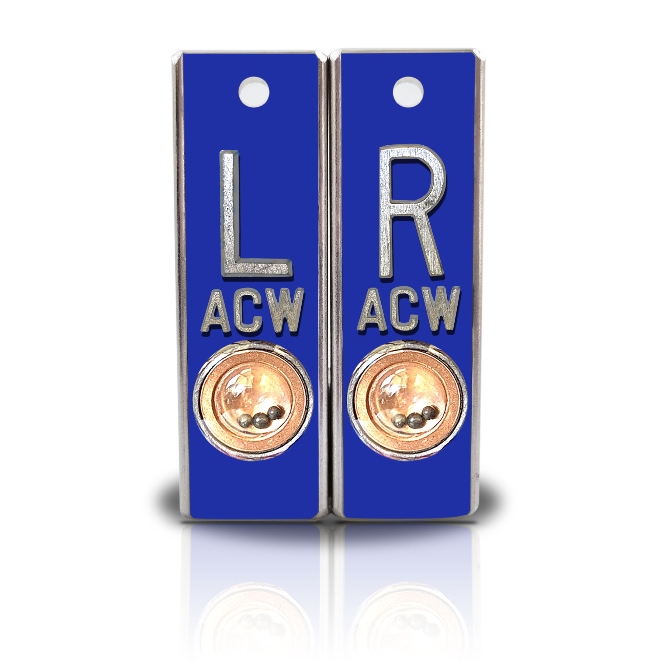ATOMIC THEORY ビンディング　MARKER Aluminum Position Indicator X Ray Markers, Briliant Blue- Magic X